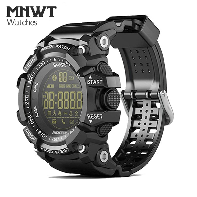 New MNWT Brand Mens Sport Watch 5ATM Waterproof Outdoor Activity Watches Fashion Clock Men Casual Digital Men Wristwatches Male