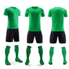 2019 Soccer Jersey Sets Kids Men Football Jerseys Suit Blank Youth Soccer Sport Kits Uniforms Soccer Tracksuits Sportswear Print