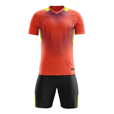 Soccer Jersey Set 2019 Adult Football Jersey Tracksuit Men Kids Soccer Training Suit Short Football Sport Kit Uniform Print