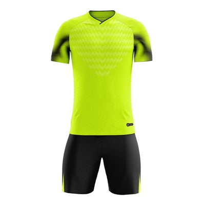 Soccer Jersey Set 2019 Adult Football Jersey Tracksuit Men Kids Soccer Training Suit Short Football Sport Kit Uniform Print