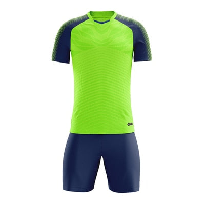 Soccer Jersey Set 2019 Adult Football Jersey Tracksuit Men Kids Soccer Training Suit Short Football Sport Kit Uniform Print