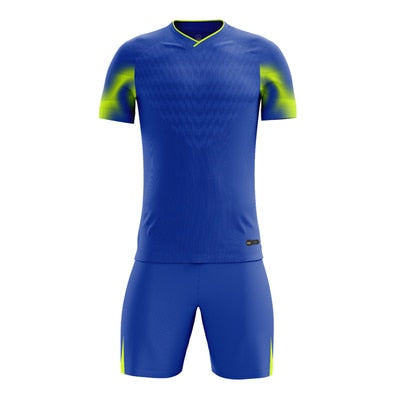 Soccer Jersey Set 2019 Adult Football Jersey Tracksuit Men Kids Soccer Training Suit Short Football Sport Kit Uniform Print