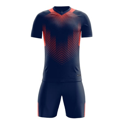 Soccer Jersey Set 2019 Adult Football Jersey Tracksuit Men Kids Soccer Training Suit Short Football Sport Kit Uniform Print