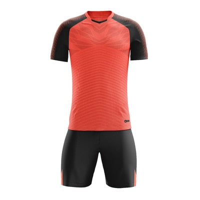 Soccer Jersey Set 2019 Adult Football Jersey Tracksuit Men Kids Soccer Training Suit Short Football Sport Kit Uniform Print