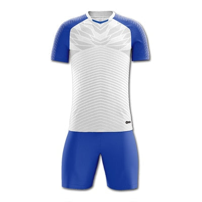 Soccer Jersey Set 2019 Adult Football Jersey Tracksuit Men Kids Soccer Training Suit Short Football Sport Kit Uniform Print